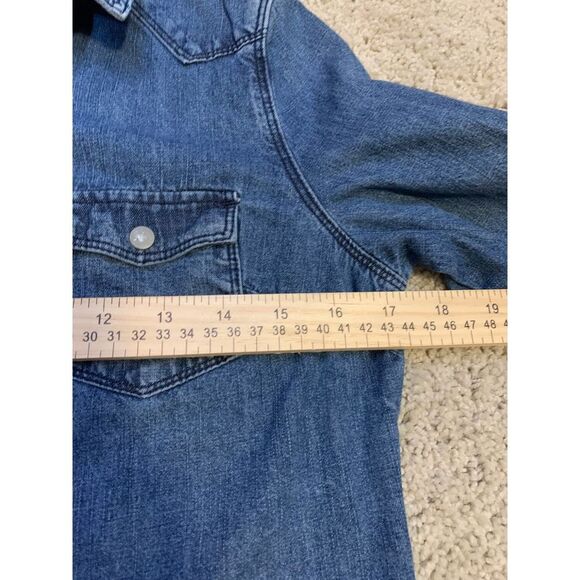 Old Navy Womens Denim Jean Jacket XS Petite EUC - Picture 5 of 12